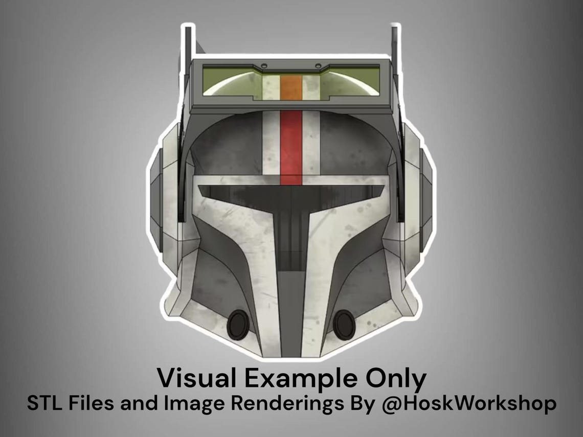 Tech Inspired Custom Mandalorian Helmet – DIY Print Kit