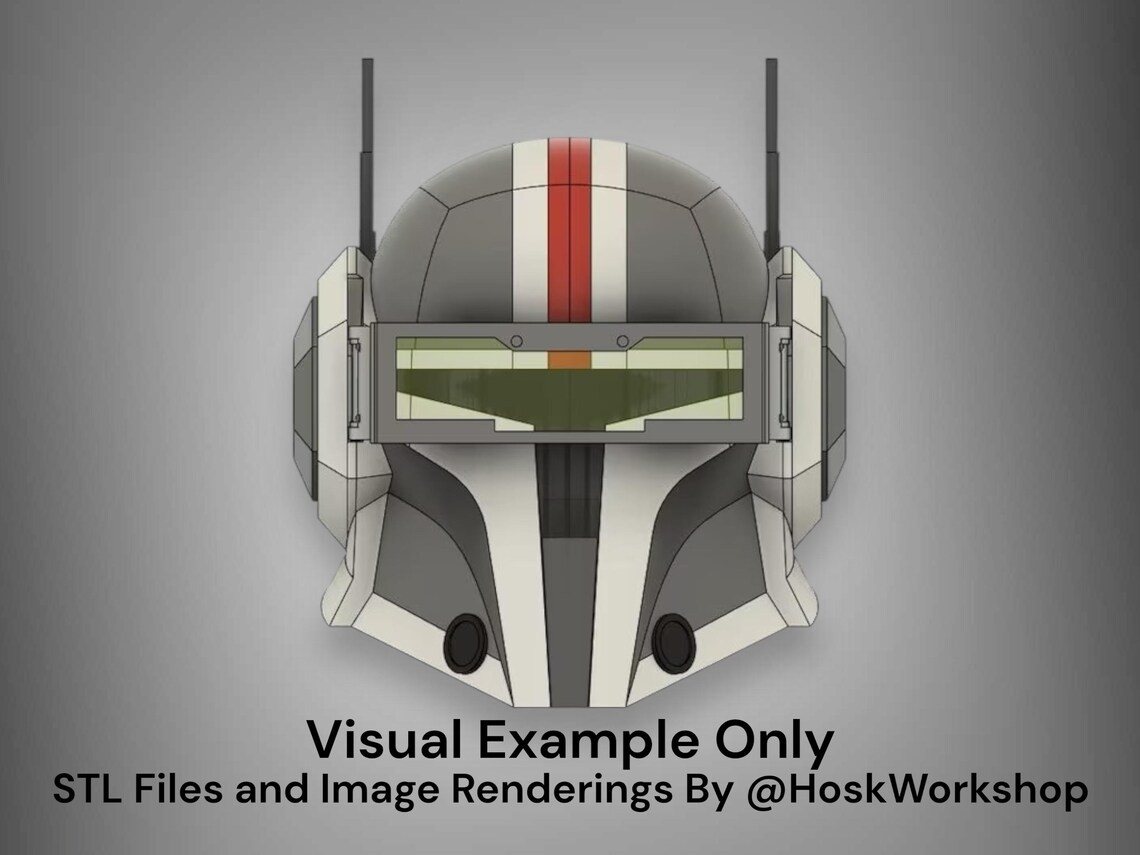 Tech Inspired Custom Mandalorian Helmet – DIY Print Kit - Image 3