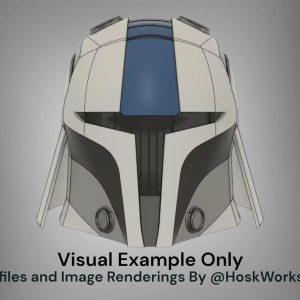 Mountaineer Inspired Custom Mandalorian Helmet – DIY Print Kit
