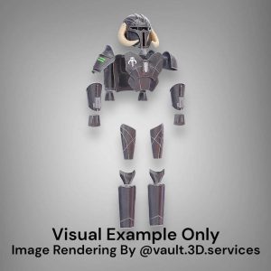 Mandalorian Stormbringer Helmet and Armor – DIY Print Kit