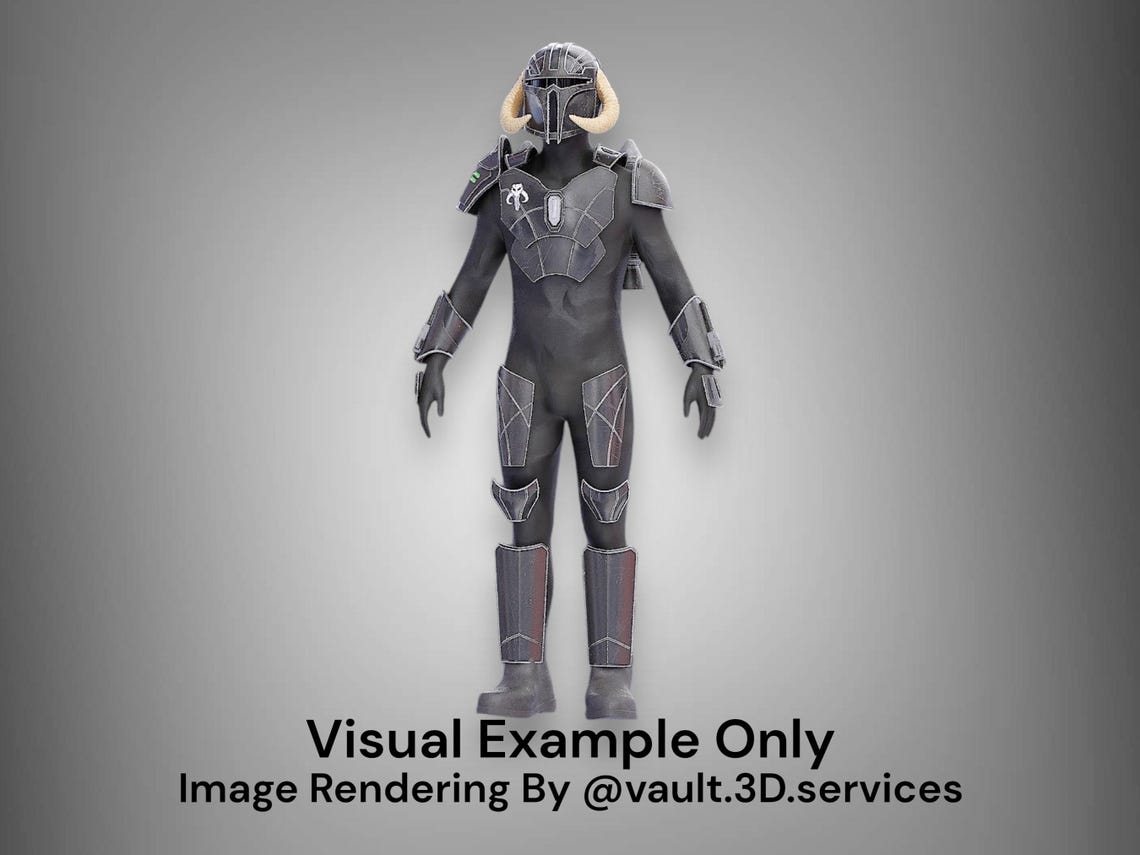 Mandalorian Stormbringer Helmet and Armor – DIY Print Kit 2 Mandalorian Stormbringer Helmet and Armor – DIY Print Kit - Image 2