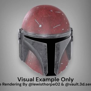 Covert Mandalorian Cosplay Helmet