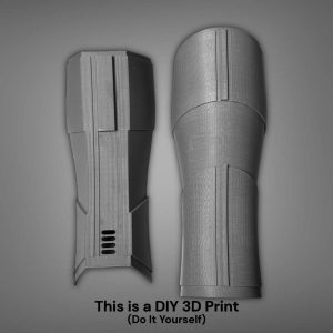 Inquisitor Inspired Mandalorian Cosplay Shin Greaves Armor – DIY Print Kit