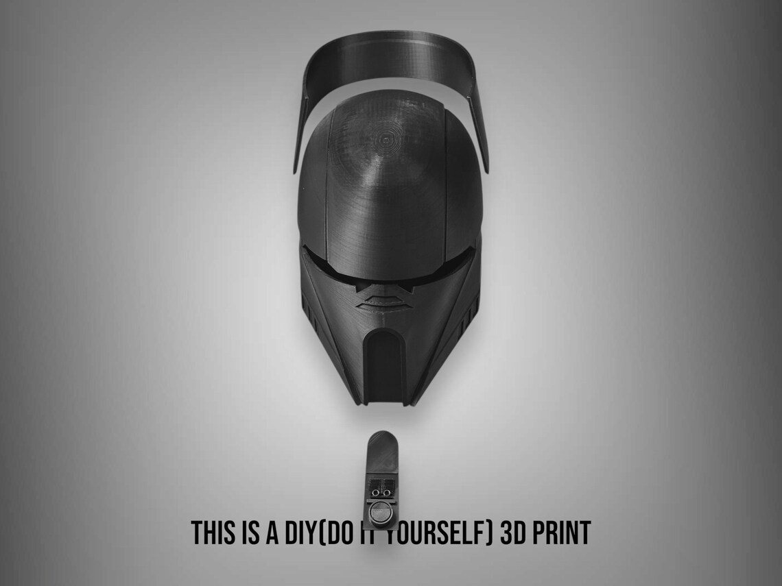 Inquisitor Inspired Mandalorian Helmet – DIY Print Kit 3 Inquisitor Inspired Mandalorian Helmet – DIY Print Kit - Image 3