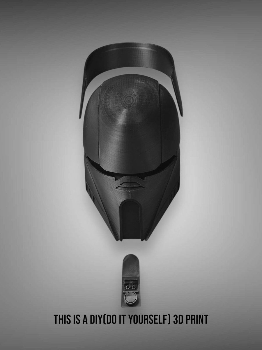 Inquisitor Inspired Mandalorian Helmet – DIY Print Kit 4 Inquisitor Inspired Mandalorian Helmet – DIY Print Kit - Image 4