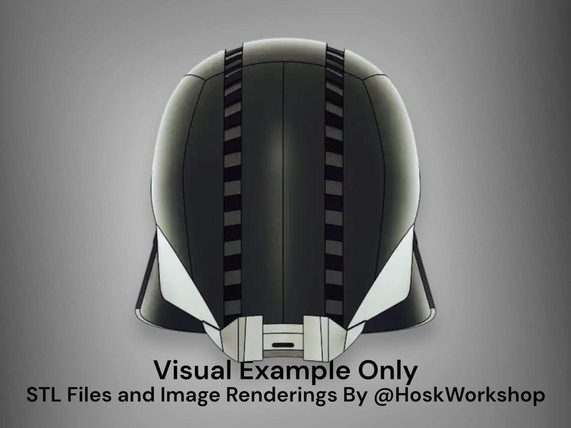 Custom Sith Inquisitor Inspired Helmet – DIY Print Kit - Image 2