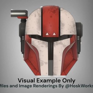 SW-H5K Custom Mandalorian Helmet – DIY Print Kit