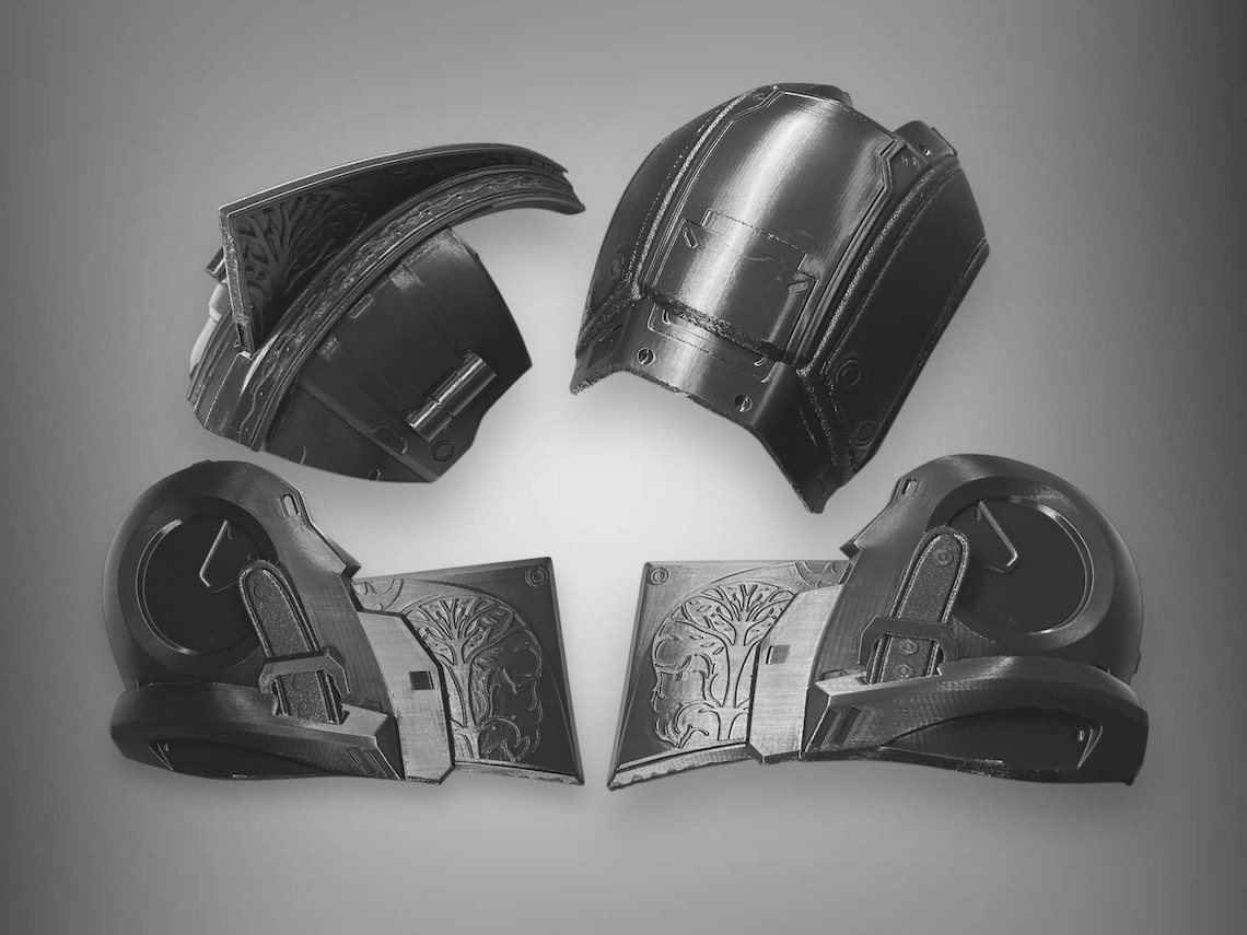 Warlock Iron Companion Hood Cosplay Helmet from Destiny 2 – DIY Print Kit - Image 2