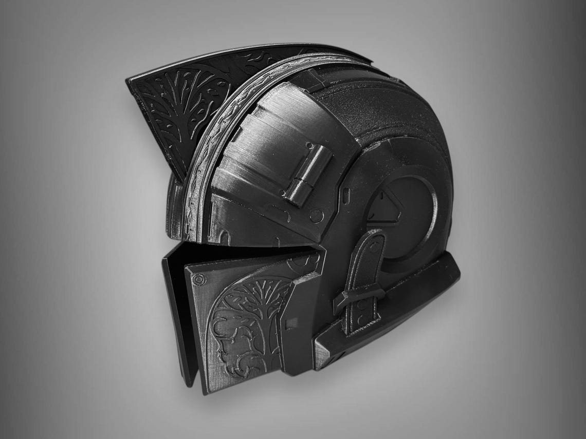 Warlock Iron Companion Hood Cosplay Helmet from Destiny 2 – DIY Print Kit - Image 3