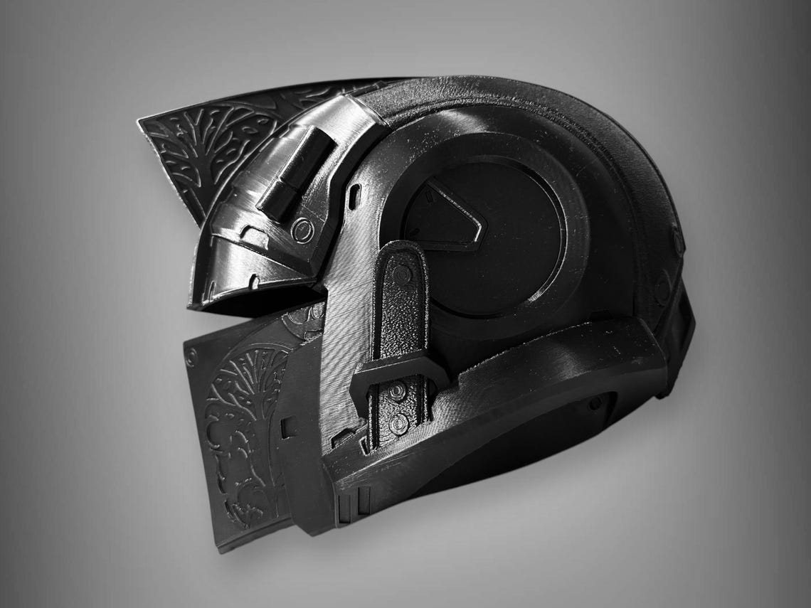 Warlock Iron Companion Hood Cosplay Helmet from Destiny 2 – DIY Print Kit - Image 4