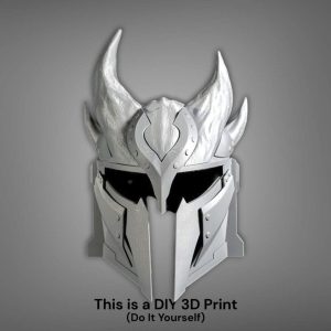 Daedric Mandalorian Cosplay Helmet – DIY Print Kit