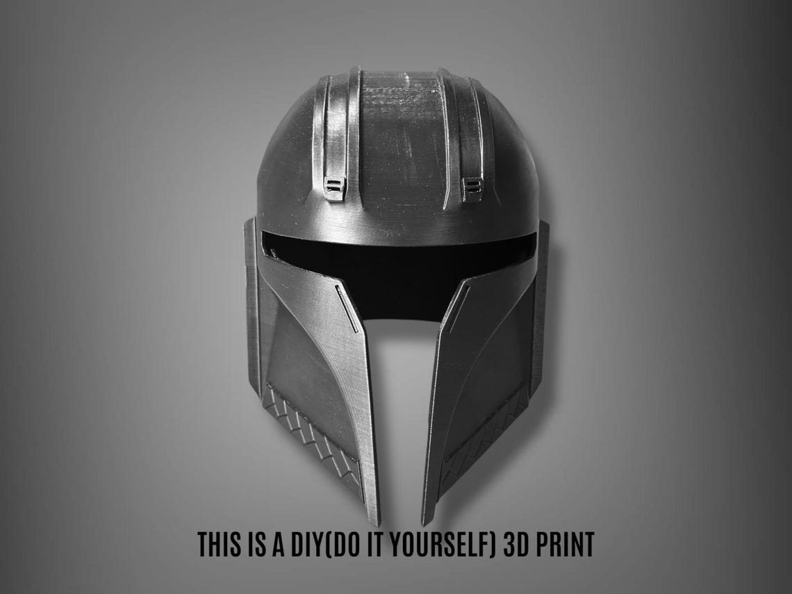 Cowboy Mandalorian Helmet – DIY Print Kit 2 Cowboy Mandalorian Helmet – DIY Print Kit - Image 2