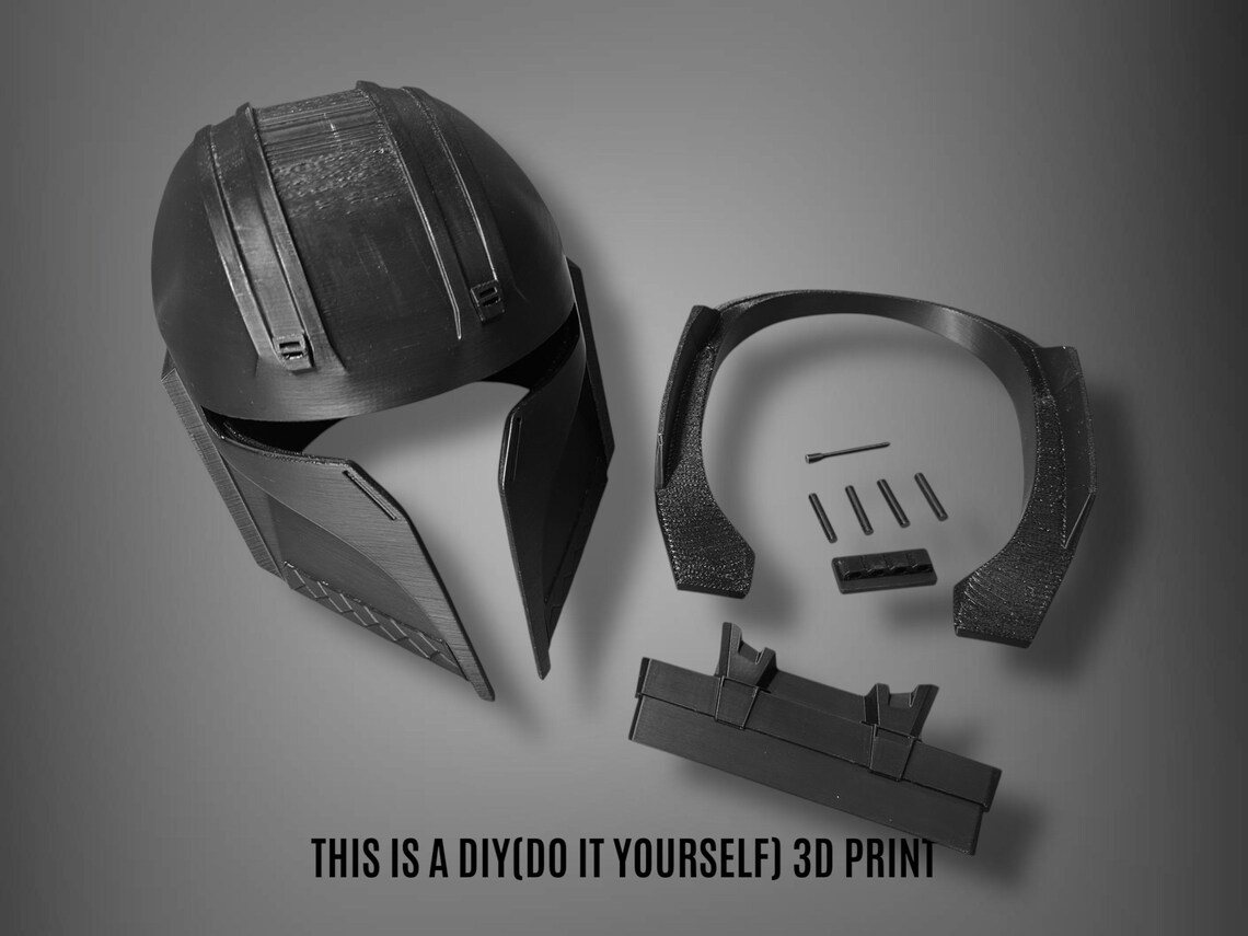 Cowboy Mandalorian Helmet – DIY Print Kit 4 Cowboy Mandalorian Helmet – DIY Print Kit - Image 4