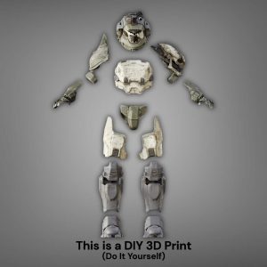 Halo Infinite Rakshasa Armor and Artaius Helmet – DIY Print Kit