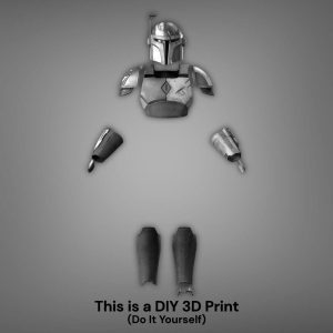 Custom Mandalorian Helmet and Armor – DIY Print Kit