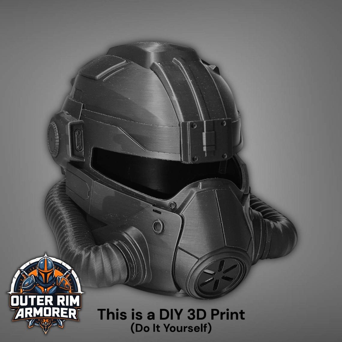 Halofied Fallout T-45 Power Armor Helmet – DIY Print Kit 4 Halofied Fallout T-45 Power Armor Helmet – DIY Print Kit - Image 4