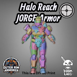 Halo Reach Jorge-052 Mark V(g) MJOLNIR Grenadier Armor – DIY Print Kit