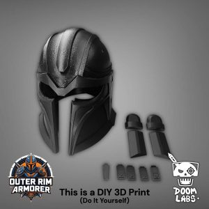 The Mandalorian Forge Master Cosplay Helmet – DIY Print Kit