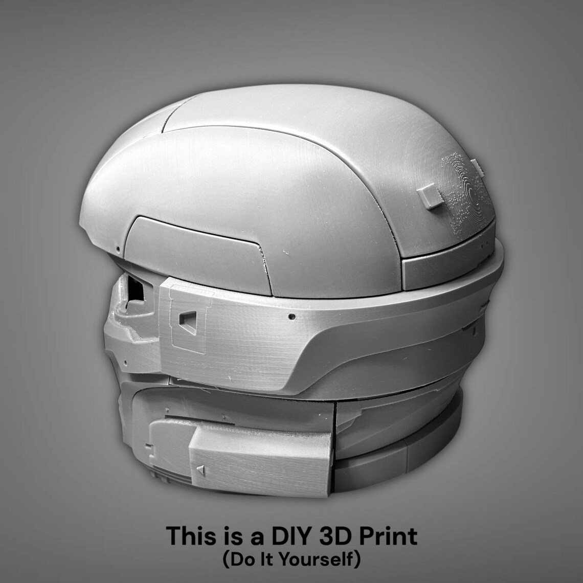 Halofied Imperial Super Commando Mandalorian Helmet – DIY Print Kit - Image 4