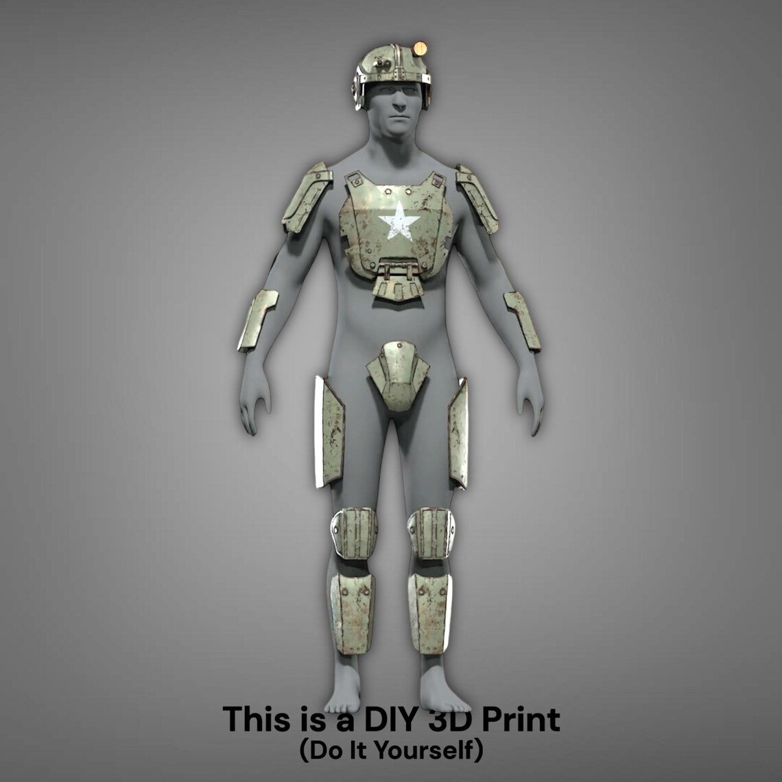 Combat Helmet and Armor Fallout 4 – DIY Print Kit