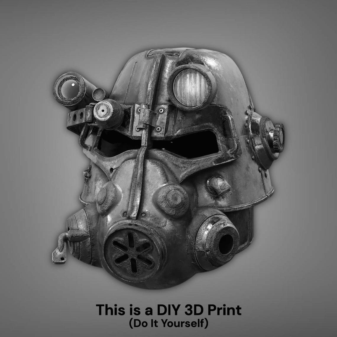 T-45 Power Armor Helmet Fallout – DIY Print Kit