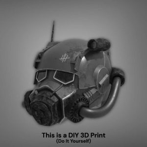 NCR Ranger Power Armor Helmet Fallout – DIY Print Kit
