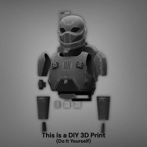 CX-2 Assassin Clone Armor Kit – DIY Print Kit