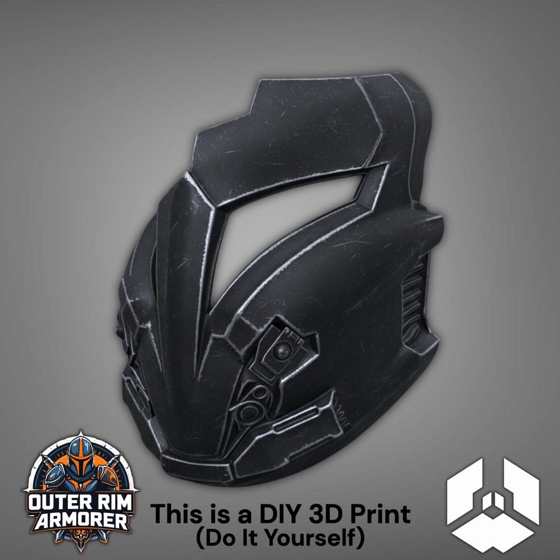 Arcann cosplay mask from SWTOR – DIY Print Kit 2 Arcann cosplay mask from SWTOR – DIY Print Kit - Image 2