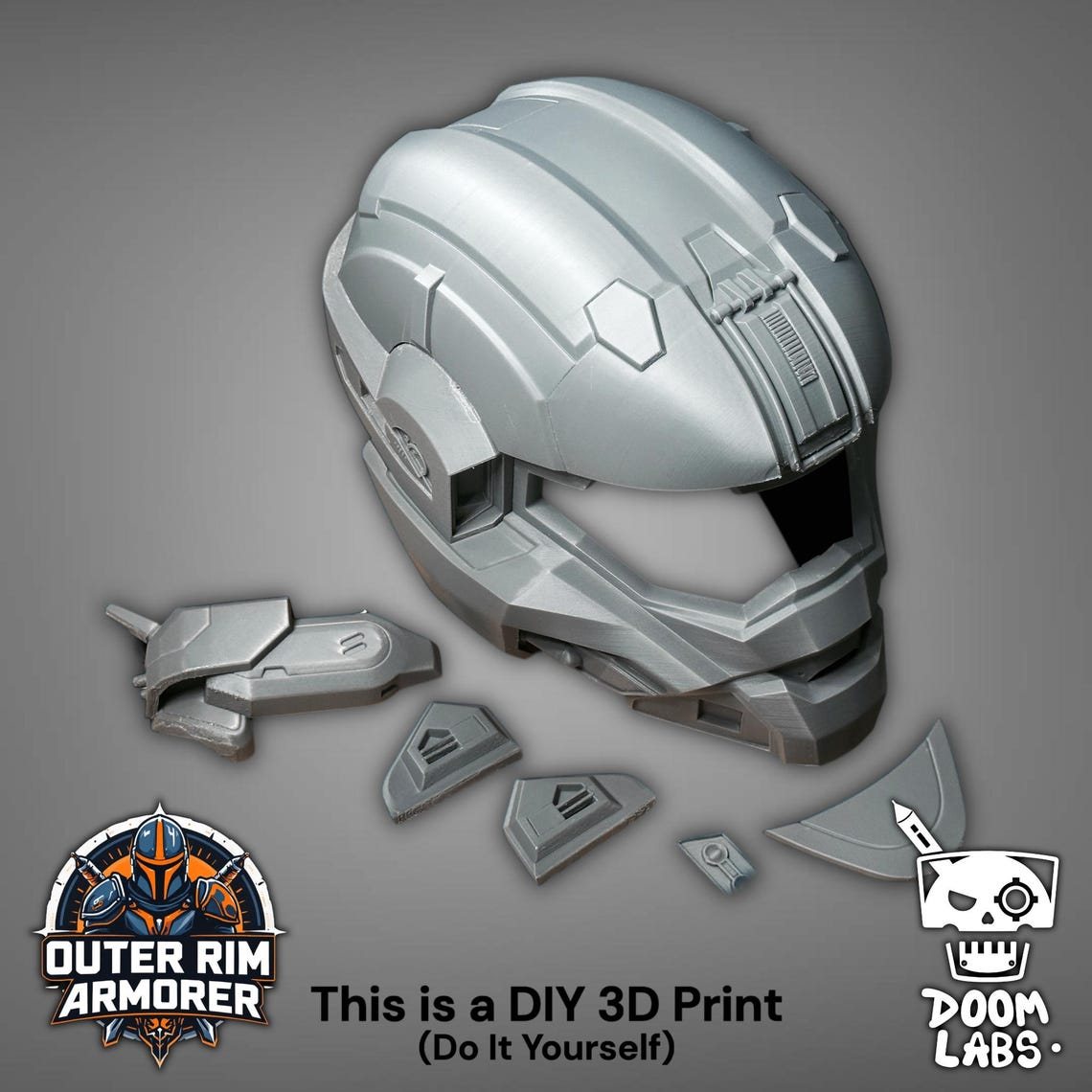 Halo Reach Commander Carter-A259 and Standard Commando Helmet – DIY Print Kit 2 Halo Reach Commander Carter-A259 and Standard Commando Helmet – DIY Print Kit - Image 2