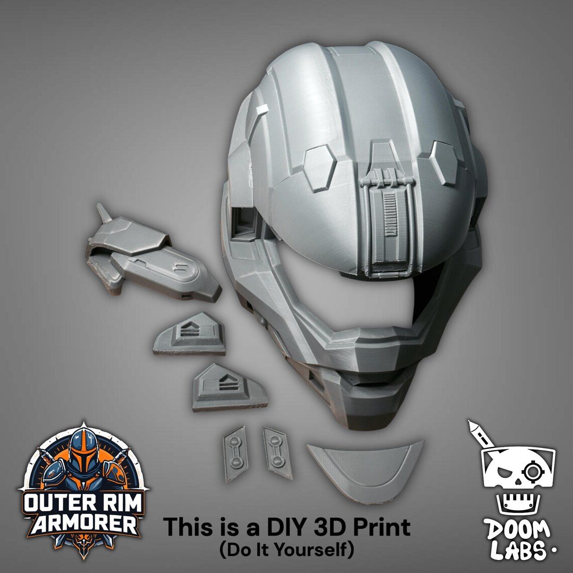 Halo Reach Commander Carter-A259 and Standard Commando Helmet – DIY Print Kit 3 Halo Reach Commander Carter-A259 and Standard Commando Helmet – DIY Print Kit - Image 3