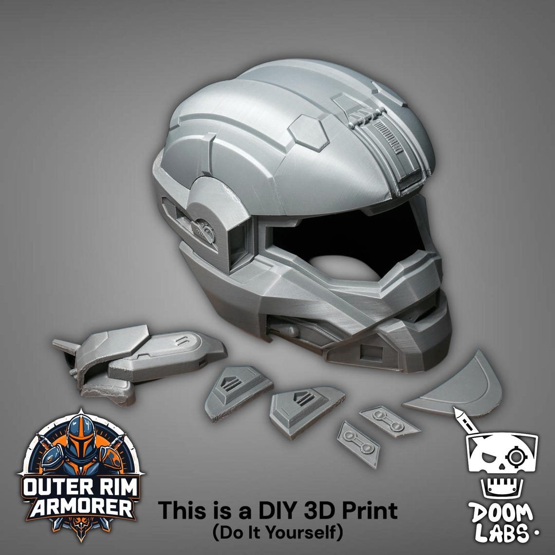 Halo Reach Commander Carter-A259 and Standard Commando Helmet – DIY Print Kit 4 Halo Reach Commander Carter-A259 and Standard Commando Helmet – DIY Print Kit - Image 4