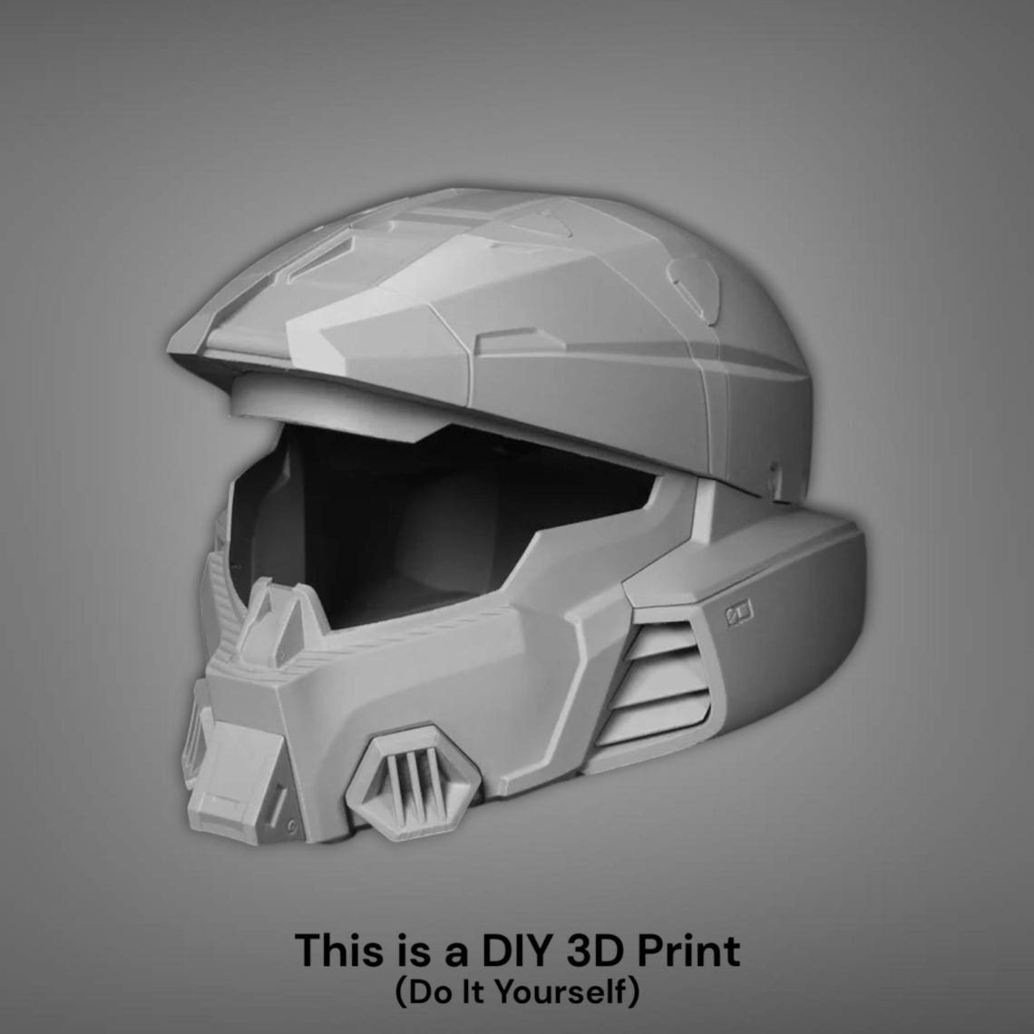 Halo Infinite Spartan Mark VII MJOLNIR Powered Assault Cosplay Helmet – DIY Print Kit - Image 4