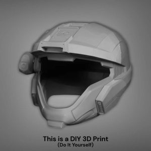 Halo Reach Kat Air Assault Cosplay Helmet – DIY Print Kit