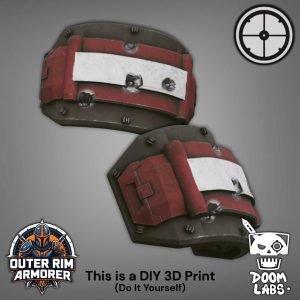 Halo Reach SAP GND Grenadier Shoulder Cosplay Armor – DIY Print Kit