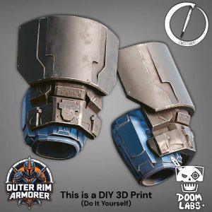 Halo Reach SAP CDO Commando Shoulder Cosplay Armor – DIY Print Kit