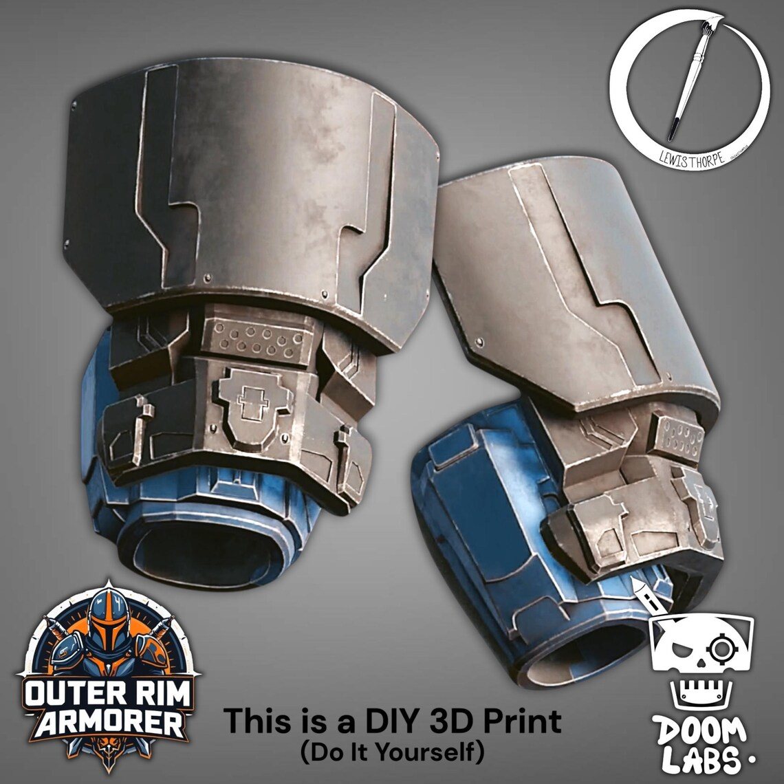 Halo Reach SAP CDO Commando Shoulder Cosplay Armor – DIY Print Kit 1 Halo Reach SAP CDO Commando Shoulder Cosplay Armor – DIY Print Kit