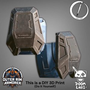 Halo Reach SAP MKV Mark V Shoulder Cosplay Armor – DIY Print Kit