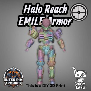 Halo Reach Emile Cosplay Armor (Mark V(b) Armor Kit) – DIY Print Kit