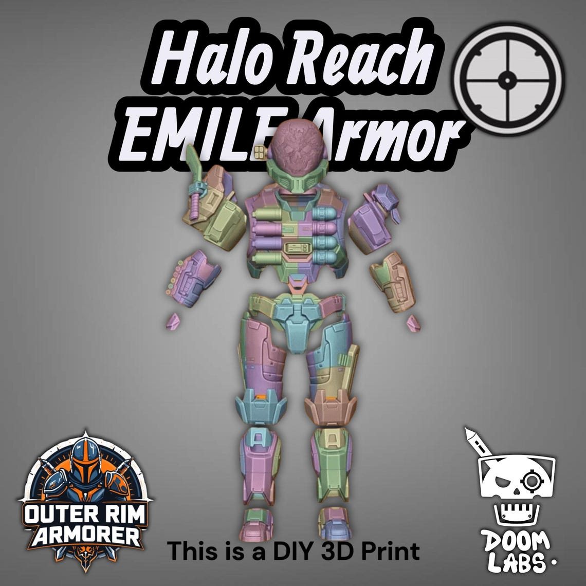Halo Reach Emile Cosplay Armor (Mark V(b) Armor Kit) – DIY Print Kit 1 Halo Reach Emile Cosplay Armor (Mark V(b) Armor Kit) – DIY Print Kit