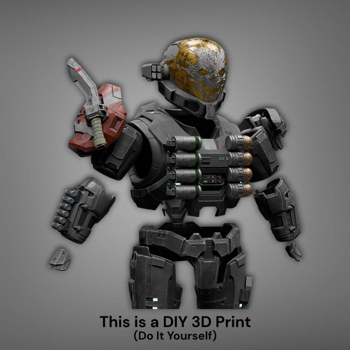 Halo Reach Emile Cosplay Armor (Mark V(b) Armor Kit) – DIY Print Kit 4 Halo Reach Emile Cosplay Armor (Mark V(b) Armor Kit) – DIY Print Kit - Image 4