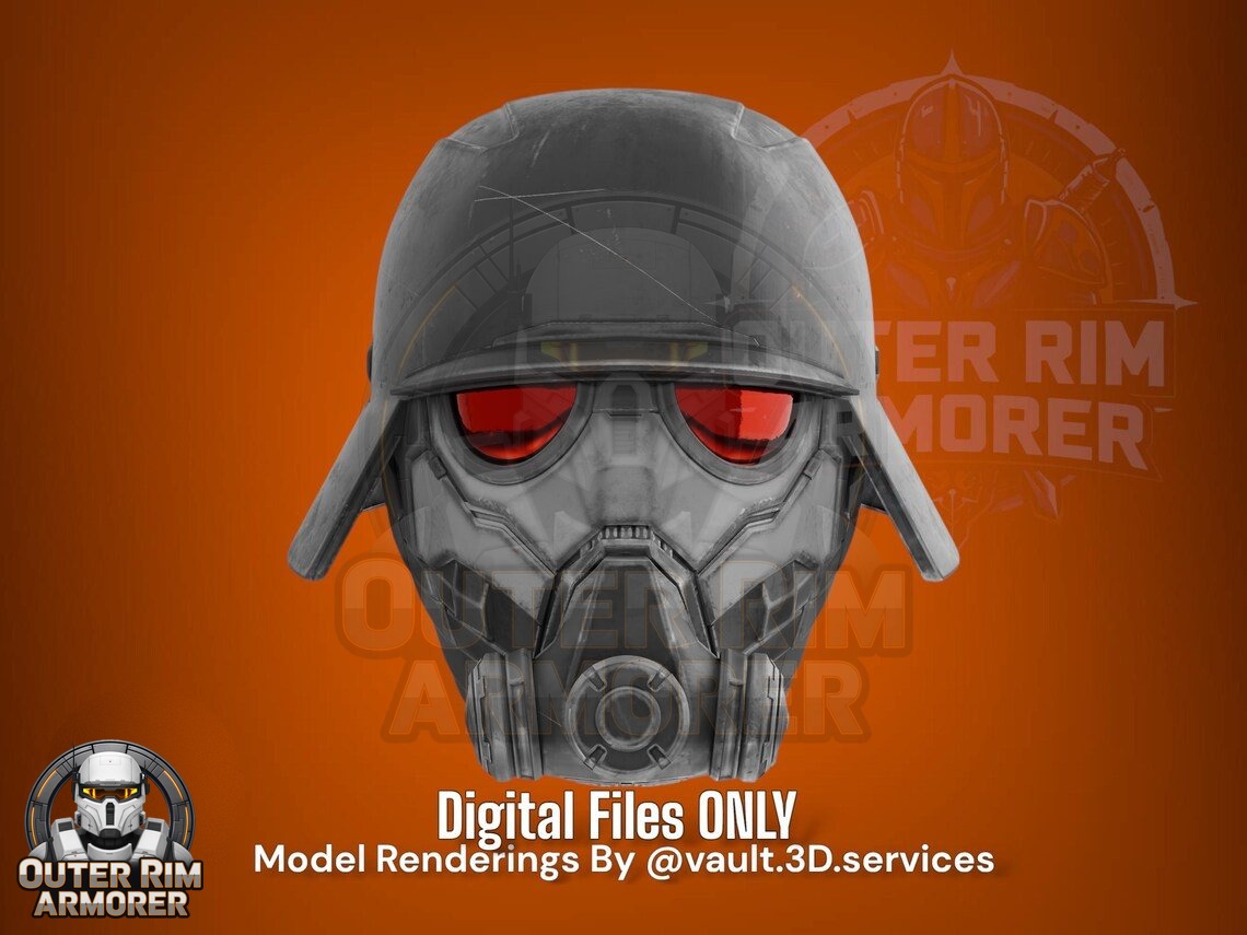 AF-91 Field Chemist Helmet – STL File 2 AF-91 Field Chemist Helmet – STL File - Image 2