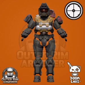 Halo Reach Jorge-052 Mark V(g) Grenadier Armor and Helmet – STL File