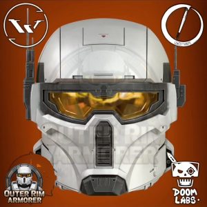 Halo Spartan Styled Mandalorian Imperial Super Commando Helmet – STL File